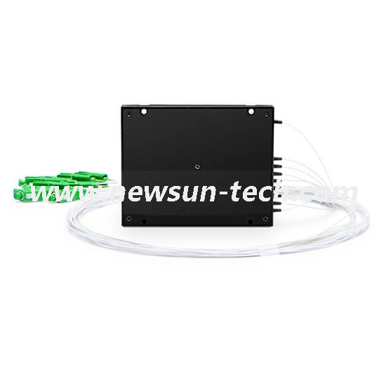 Divisor de fibra PLC, caja de módulo ABS, 0.9 / 2.0 / 3.0mm, SC / LC / FC